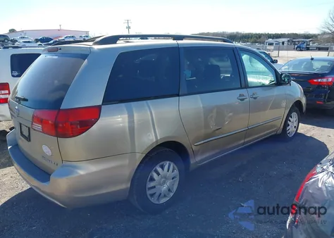 2004 Toyota Sienna Le из США, поврежденный, VIN 5TDZA23C44S145938